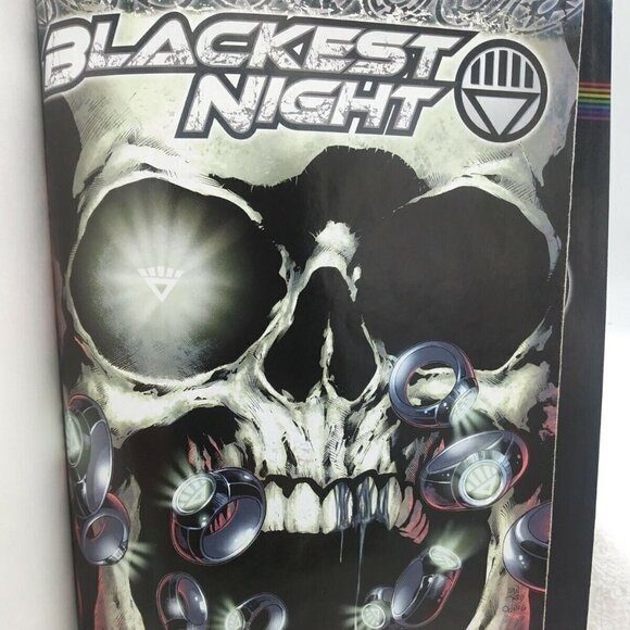 Marvel DC Comics Green Lantern Blackest Night Graphic Novel Geoff Johns Reis - Picture 6 of 10